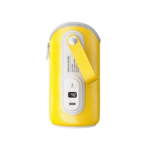 Large Capacity Portable Bottle Warmer Bag USB Leather Milk Bottle Heater Baby Infant Travel Accessories Food Heater Bag