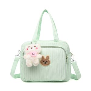 Multi-function Maternity Bag with Pendant Nappy Maternity Packs Portable Cute Cartoon Large Capacity Nylon Organizer Travel Bag