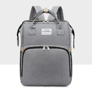 New Diaper Baby Bags with Bed Mummy Bag Waterproof Nylon Maternity Nappy Moms Backpack Baby Nursing Changing Bag For Baby Care