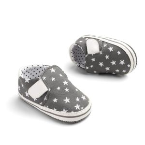OUTAD New Fashion Newborn Baby Shoes Infants Girls Boys Star Print Soft Sole Anti-slip Hook&Loop Shoes Baby Girls First Walkers