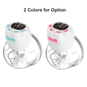 RB-018D Portable Wearable Breast Pump Hands Free Electric Breast Pump for Breastfeeding 3 Modes 9 Suction Levels Low Noise