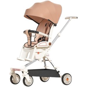 Artifact Trolley Sit and Lie Baby Stroller Two-way Folding Stroller High-view Lightweight Baby Stroller baby cars