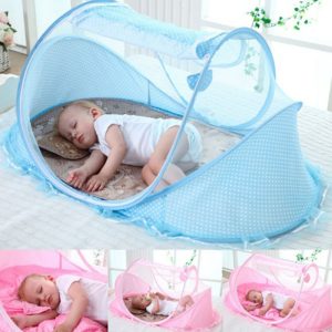 ZK35 Portable Foldable Baby Newborn Sleeping Bed Travel Baby Mosquito Net Travel Tent Baby Zipper Mosquito Net