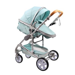 Luxury Multifunctional BABY carriage,pink Folding baby stroller,High Landscape newborn car