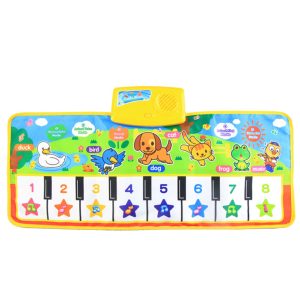 Baby Play Mat Toys Musical Blanket Foot Piano Mat Multifunction Animal Voice Piano Play Child Early Education Toy Gift