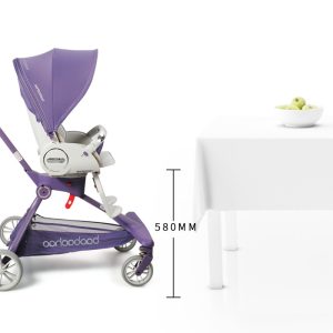 Shock absorption Baby Can Sit and Lie Down Luxury Baby Carriage Portable folding four wheels stroller