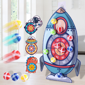 Sticky Ball Dart Board Target Sports Outdoor Game Toys Children Party Toy Throw Educational Board Game for Kids Gifts