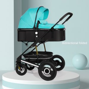 Portable Folding Stroller baby carriage pram High Landscape Stroller Reclining Baby Carriage Baby Bassinet Puchair