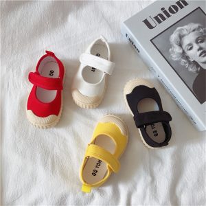 Autumn Baby Canvas Shoes 1-6 Years Kids Toddler Flats Boys Girls Sneakers Children Breathable Fashion Sports Shoes 21-32