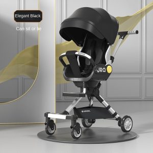 Portable Two-way Lightweight Baby Stroller Sit and Lie Down Newborn Aluminum Alloy Children's Cart