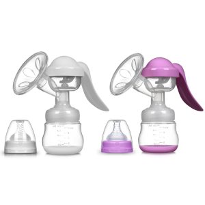 ZK50 Manual Breast Pump Powerful Baby Nipple Suction 150ml Feeding Milk Bottles Breasts Pumps Bottle Sucking High Quality